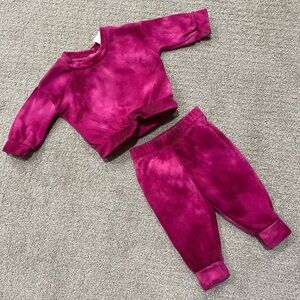 Baby Gap Pink Tie Dye Pink Jumpsuit 3-6 months